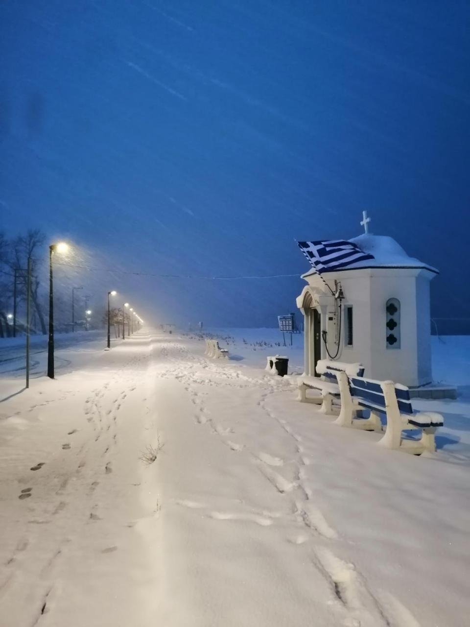 Giorgos Apartments Sea View Olympiakí Aktí Eksteriør billede
